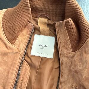 Mango Tan Suede Jacket